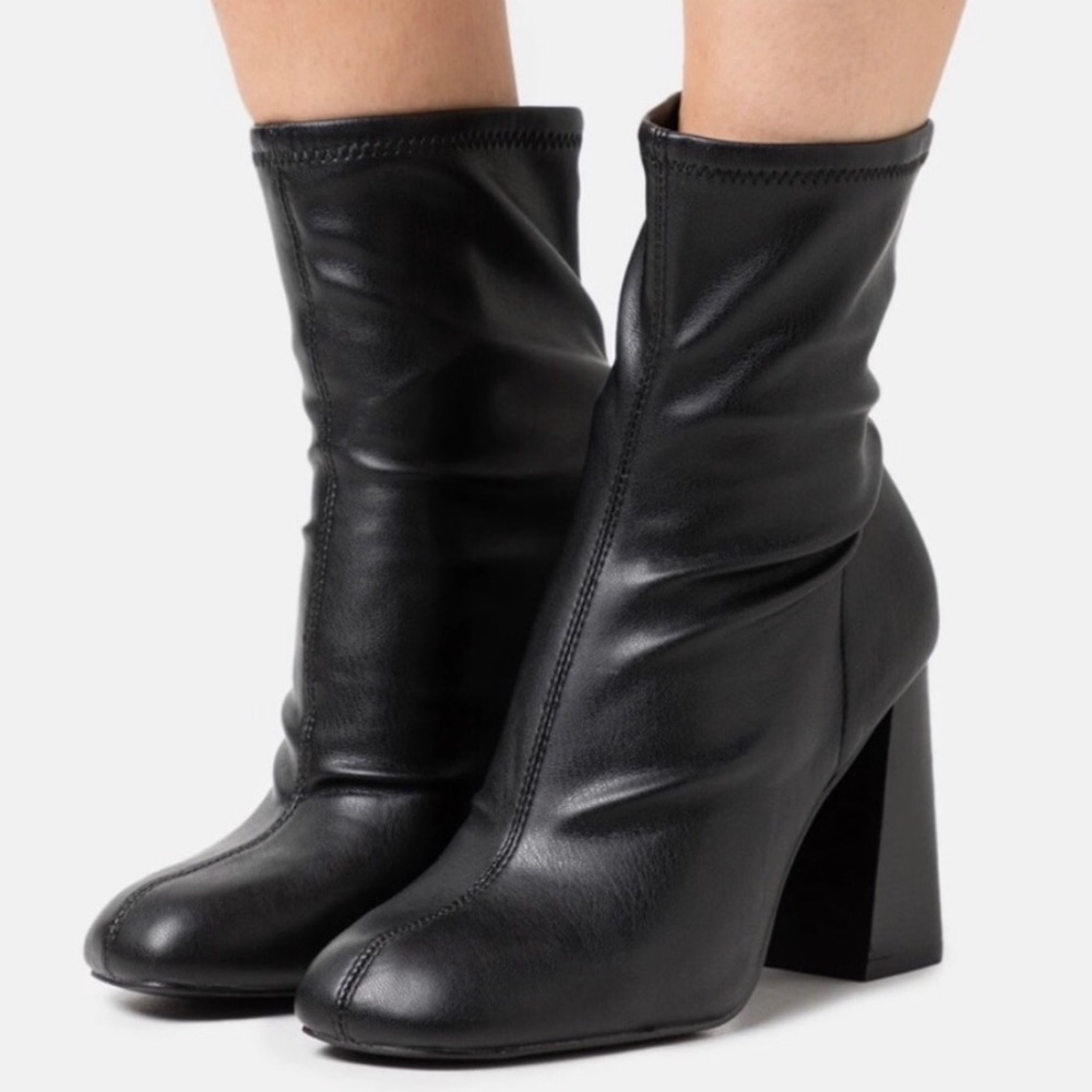 Black Topshop Brody Stretch Bootie